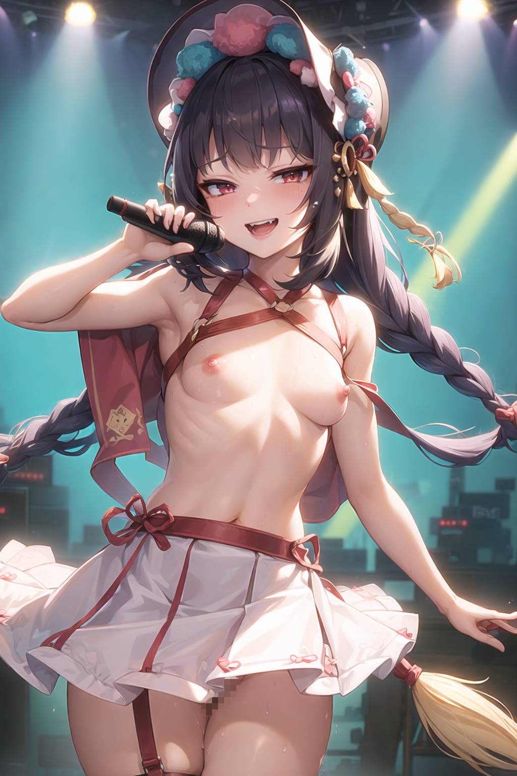 原神 雲菫 メスガキ風裏ライブ AIエロイラスト